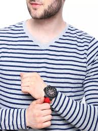 Dylan Automatic Watch (Black/Red) | Michael Kors | Luby