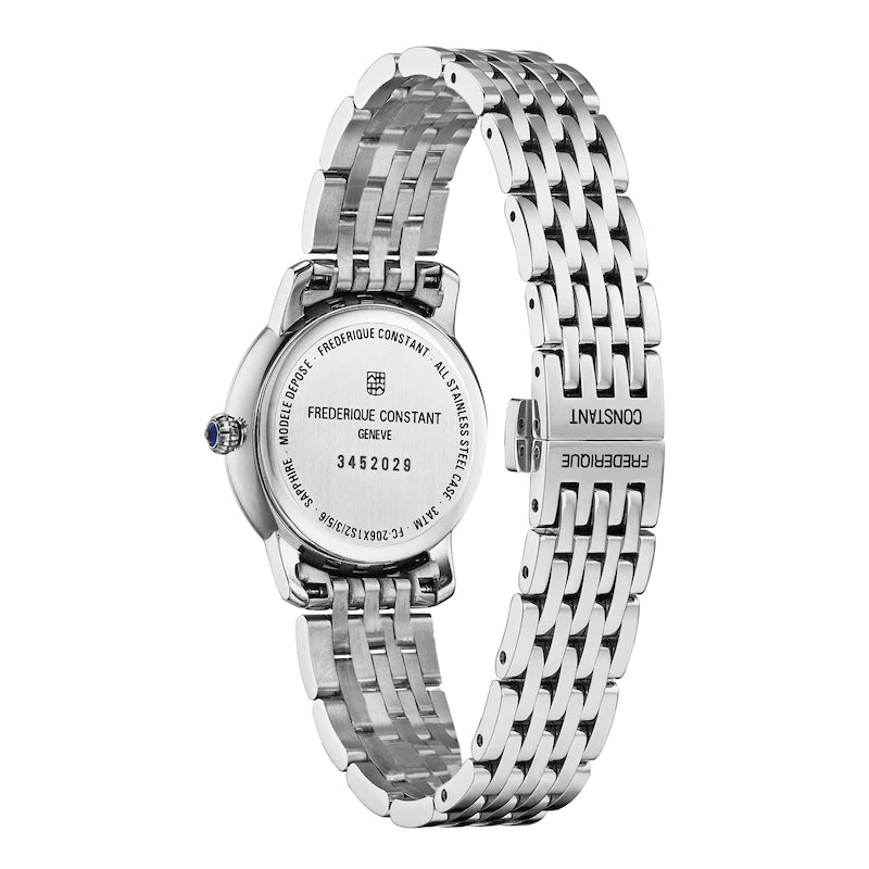 Frederique Slimline Silver Ladies | Frederique Constant | Luby