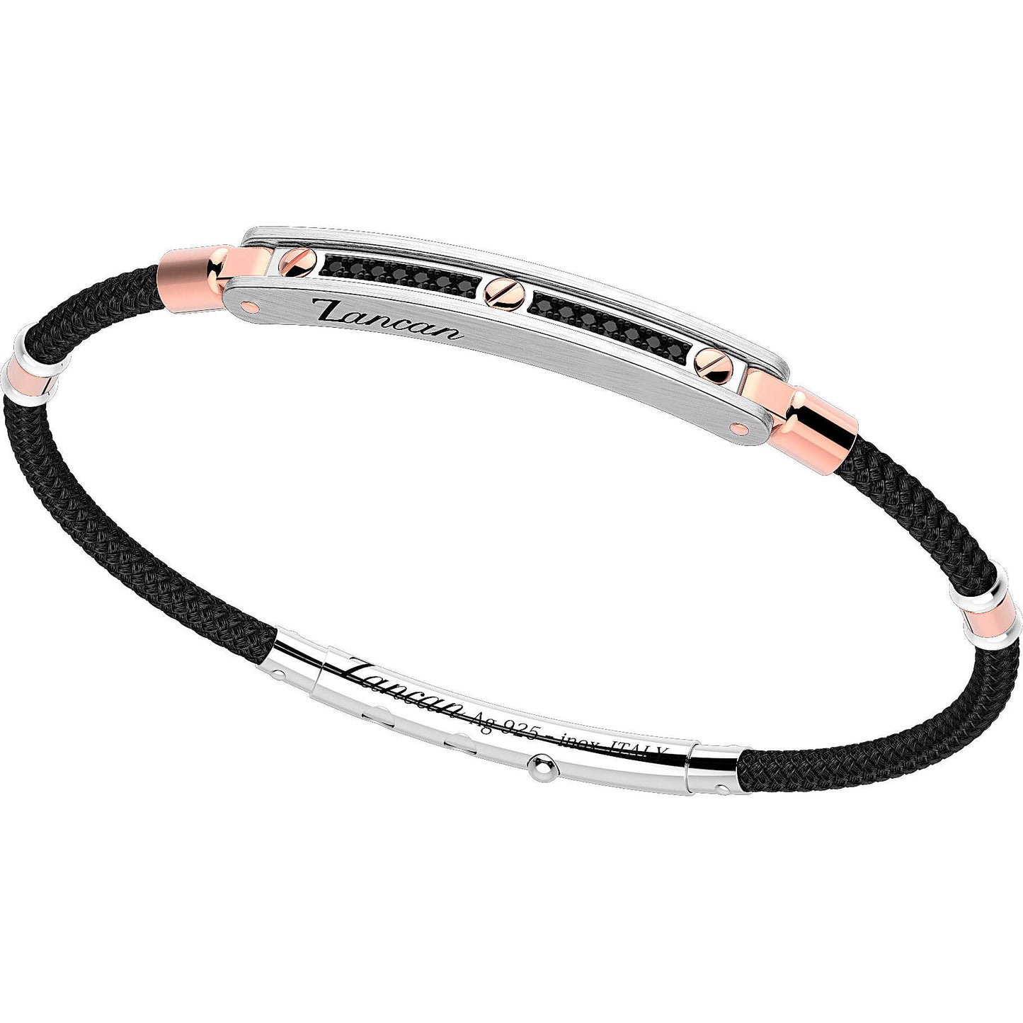 Black & Rose Gold Bracelet | Zancan | Luby