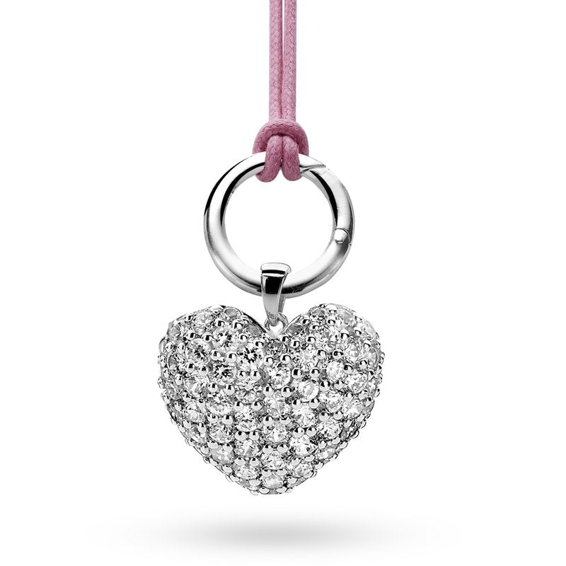 PAVÉ HEART PENDANT | Ti Sento Milano | Luby