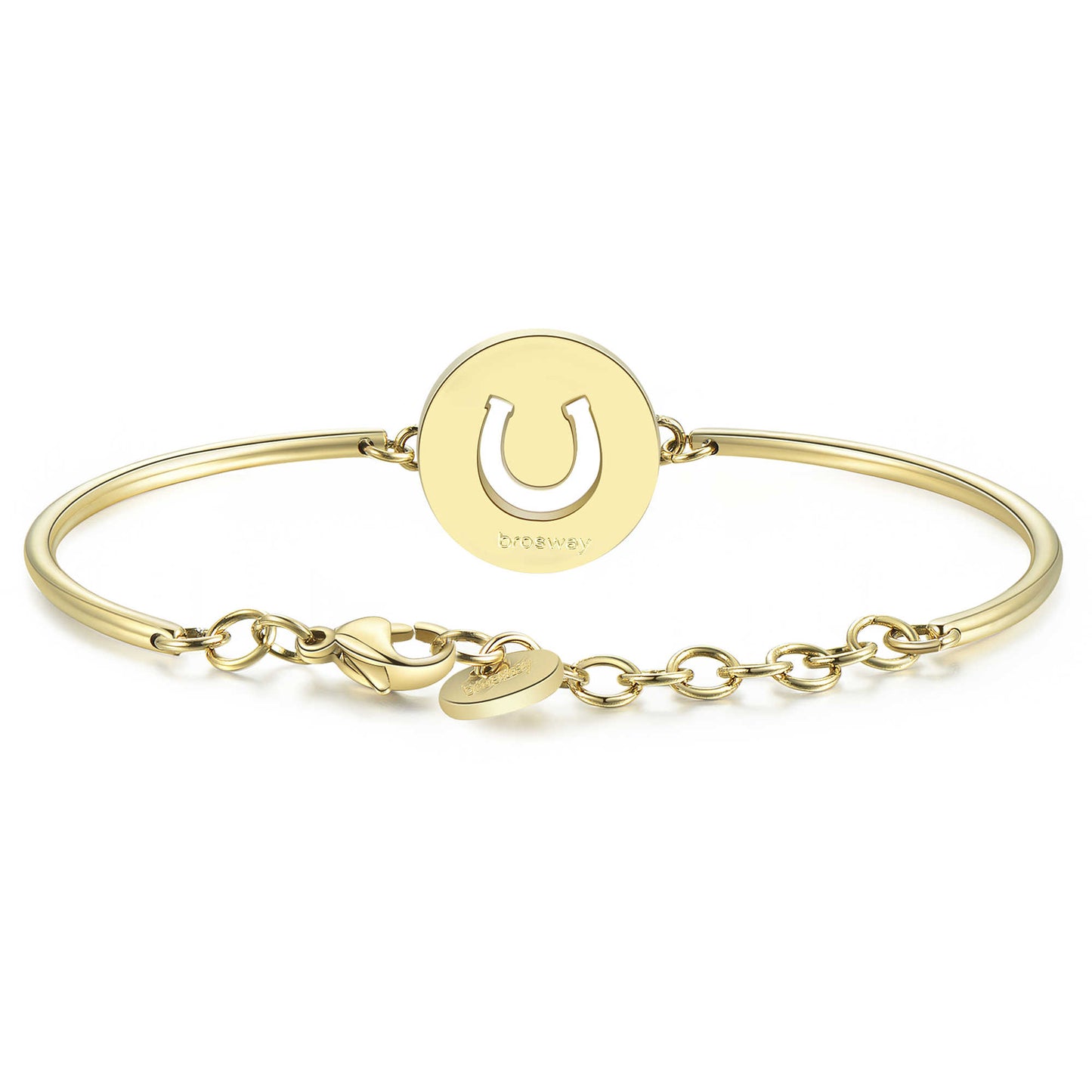 Chakra Horseshoe Pendant Bracelet (Gold) | Brosway Italia | Luby