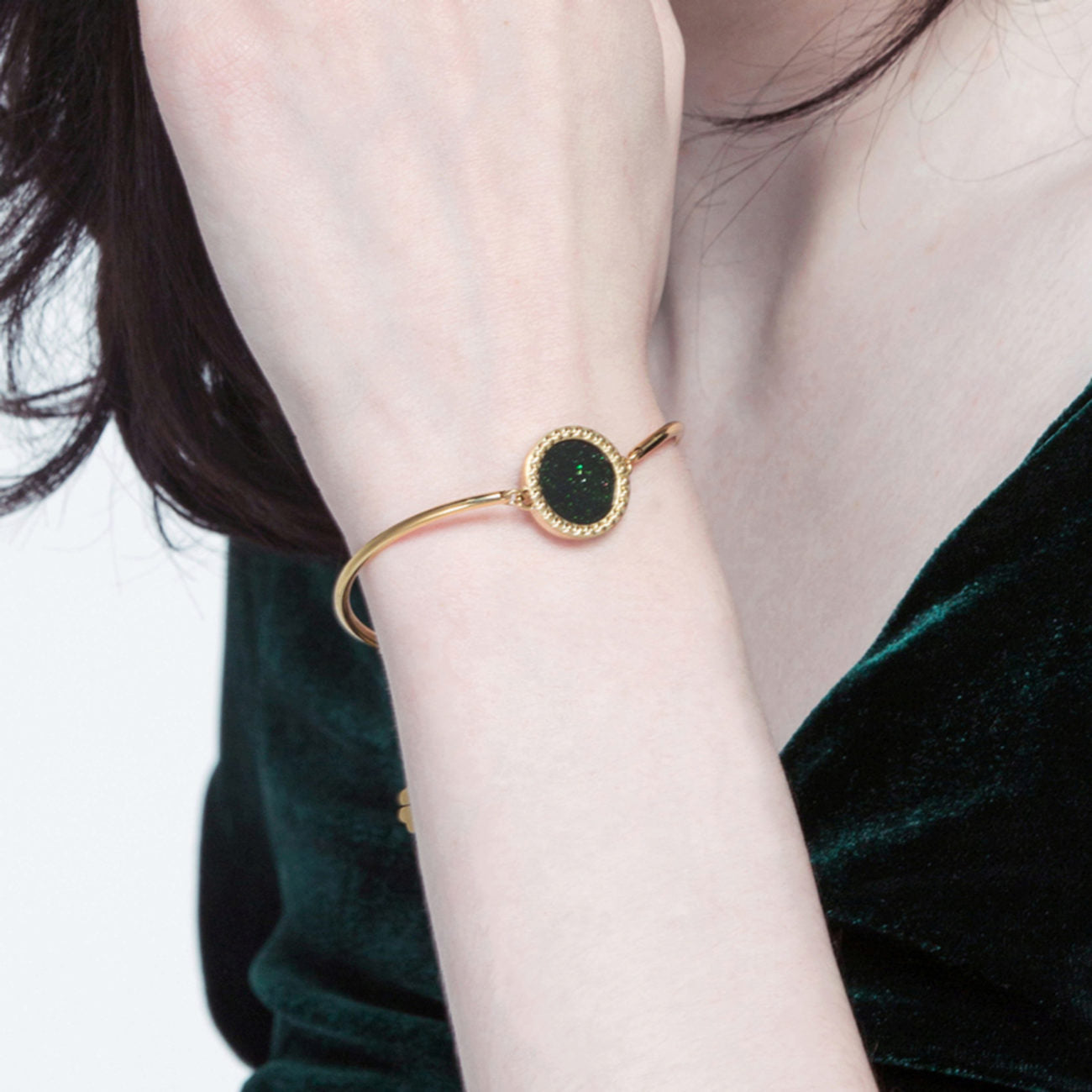 Chakra Green Stone Pendant Bracelet | Brosway Italia | Luby