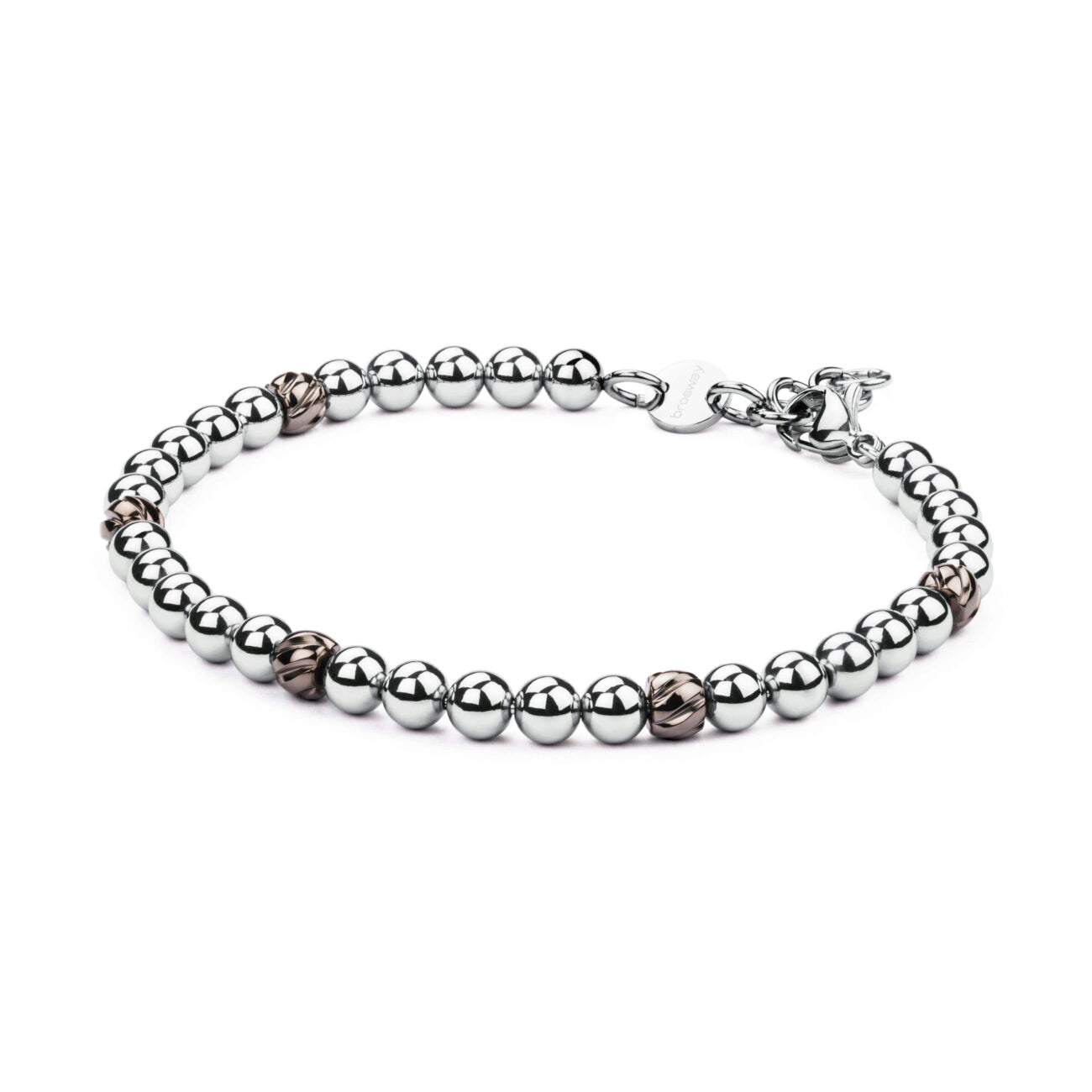 Himalaya Silver and Dots Gunmetal | Brosway Italia | Luby