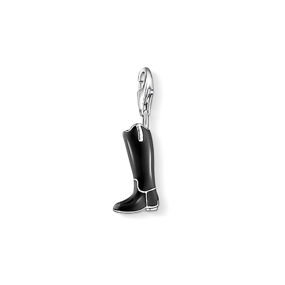 Riding Boot Charm (Silver/Black) | Thomas Sabo | Luby