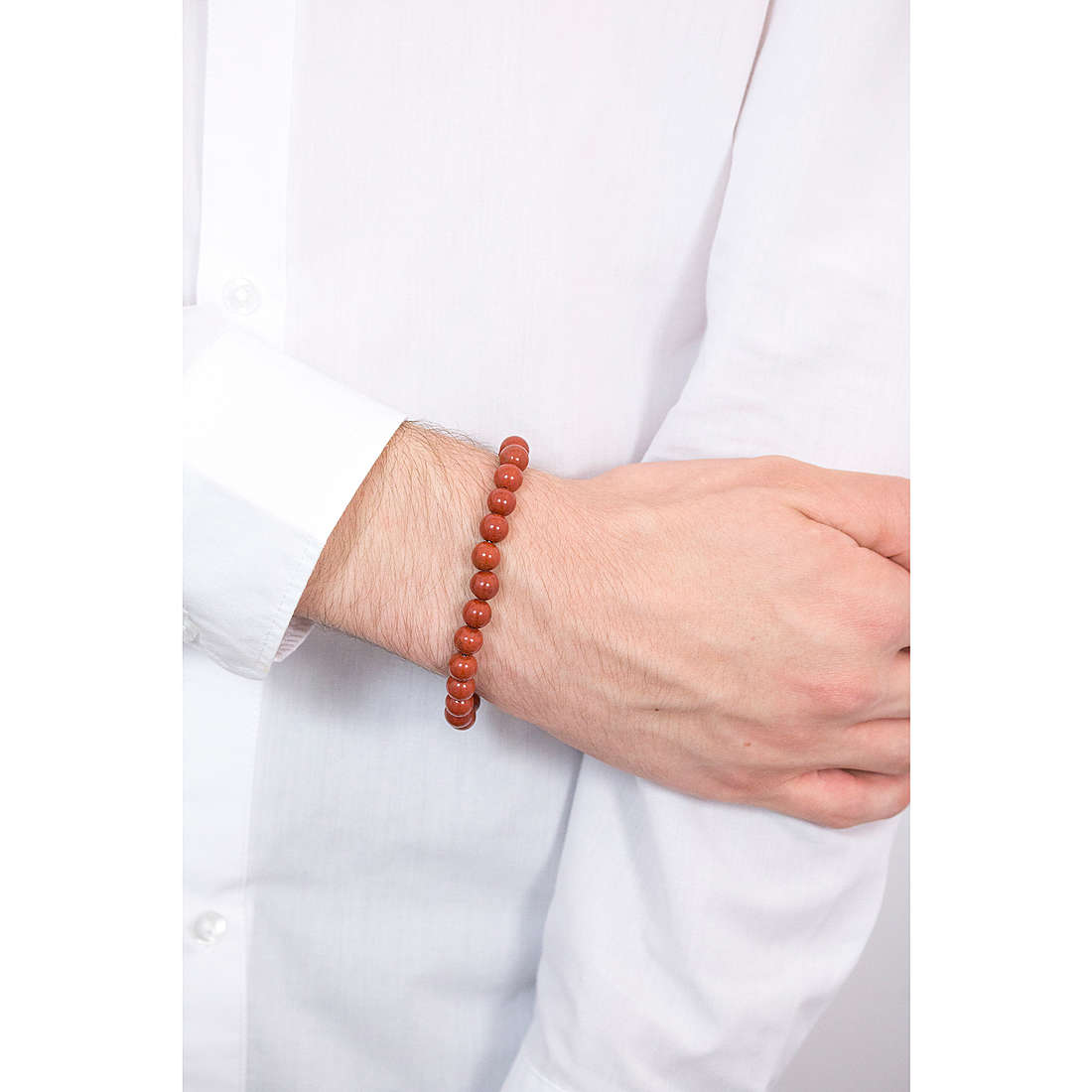 Shanti Beads Bracelet (Red & Gun Metal) | Brosway Italia | Luby
