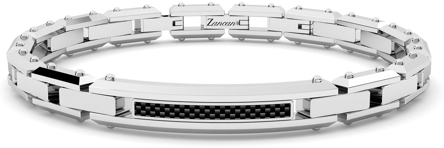 Zancan Bracelet Stainless Steel with Carbon Fiber | Zancan | Luby