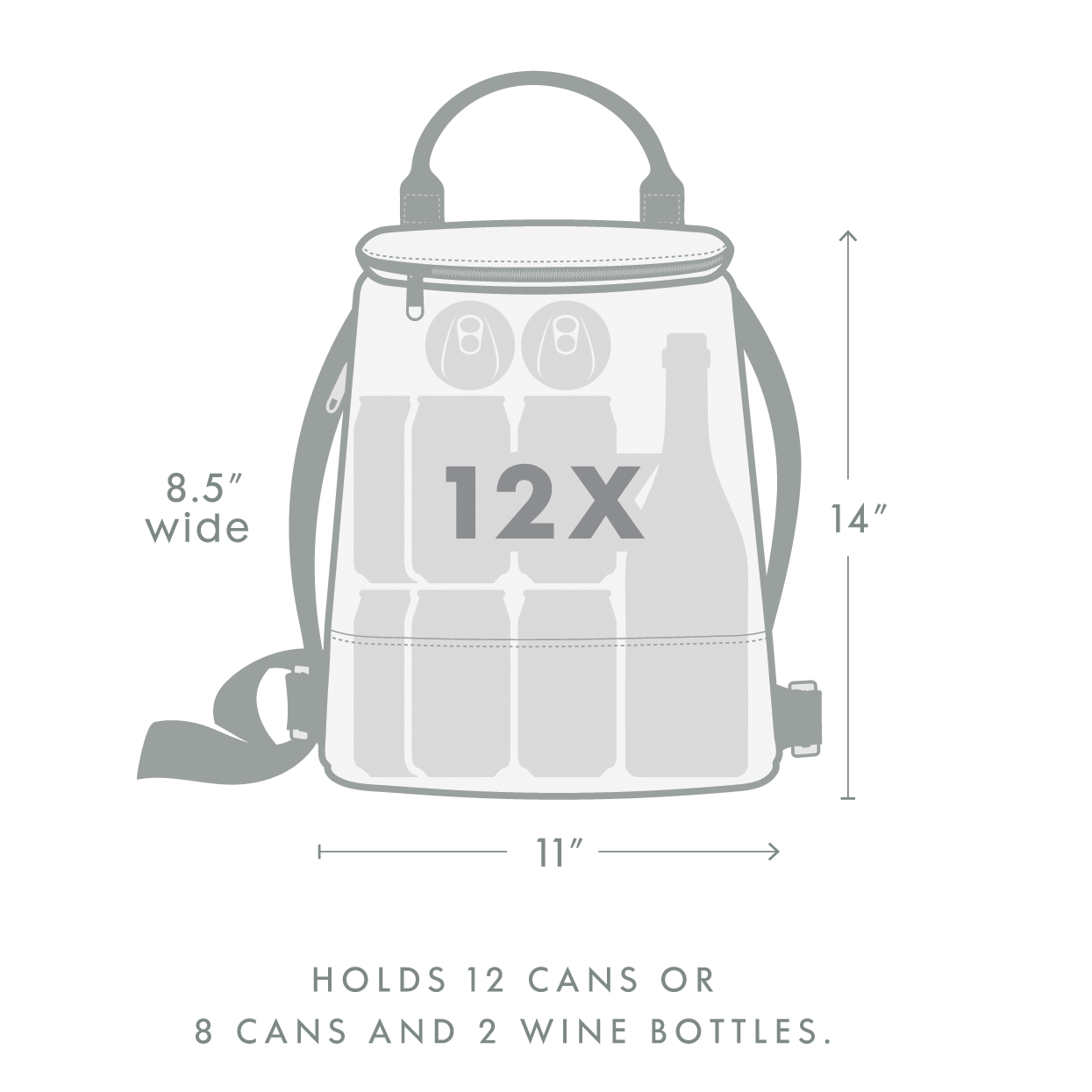 SILVER EOLA BUCKET COOLER BAG | CORKCICLE | Luby