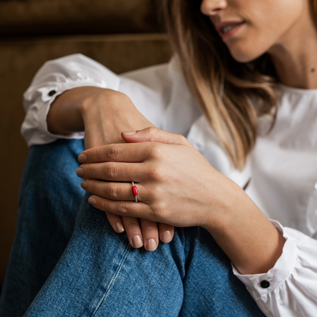 SKINNY ZIRCONIA RING | Ti Sento Milano | Luby