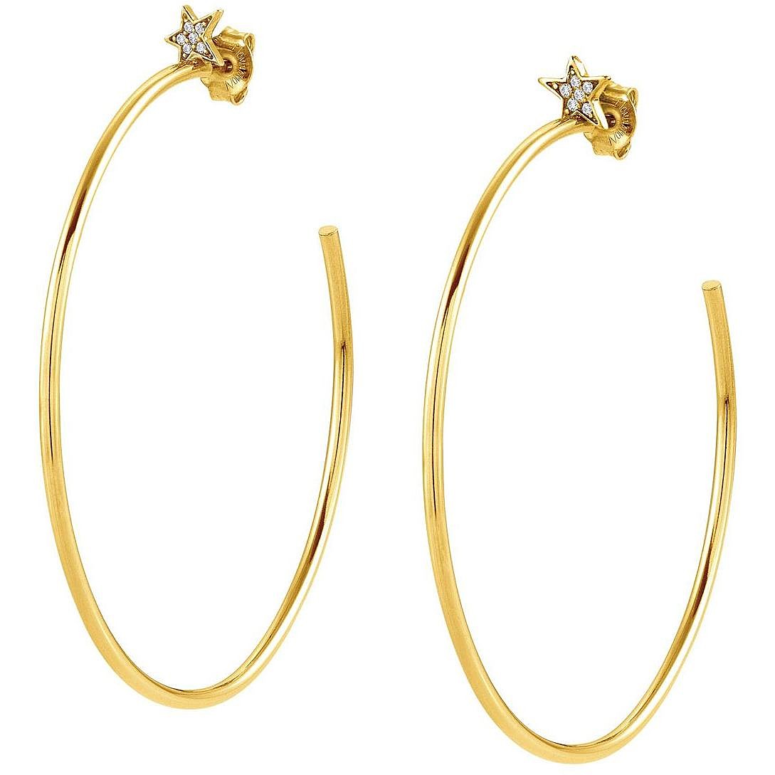 Unica Collection Star Gold Hoops | Nomination Italy | Luby