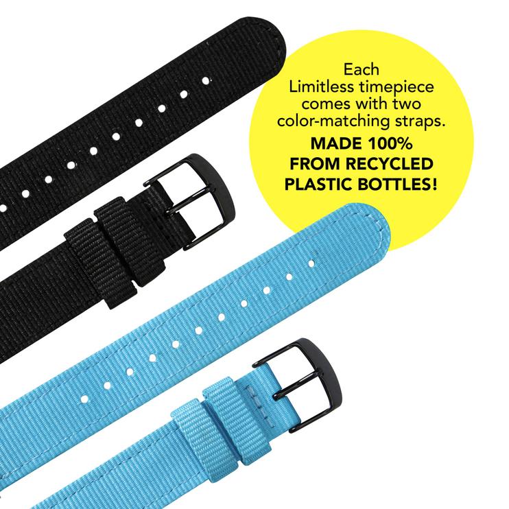 Limitless Rainbow Breeze Watch (Blue/Black) | Philip Stein | Luby