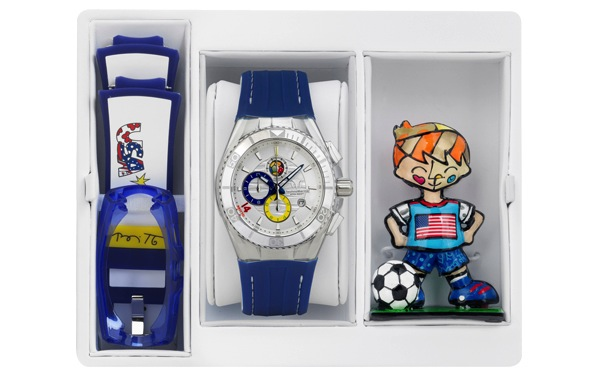 Cruise USA "Tribute to Soccer" Chronograph Watch (White/Blue) | Techno Marine | Luby