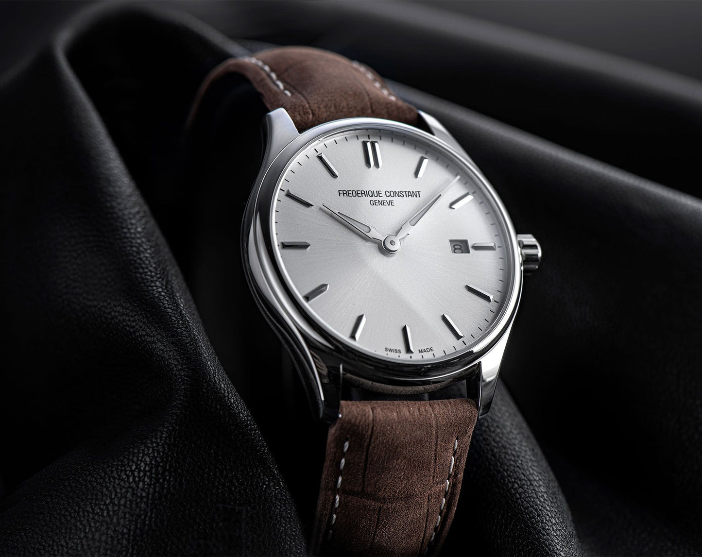 Frederique Classic Quartz Silver Case | Frederique Constant | Luby