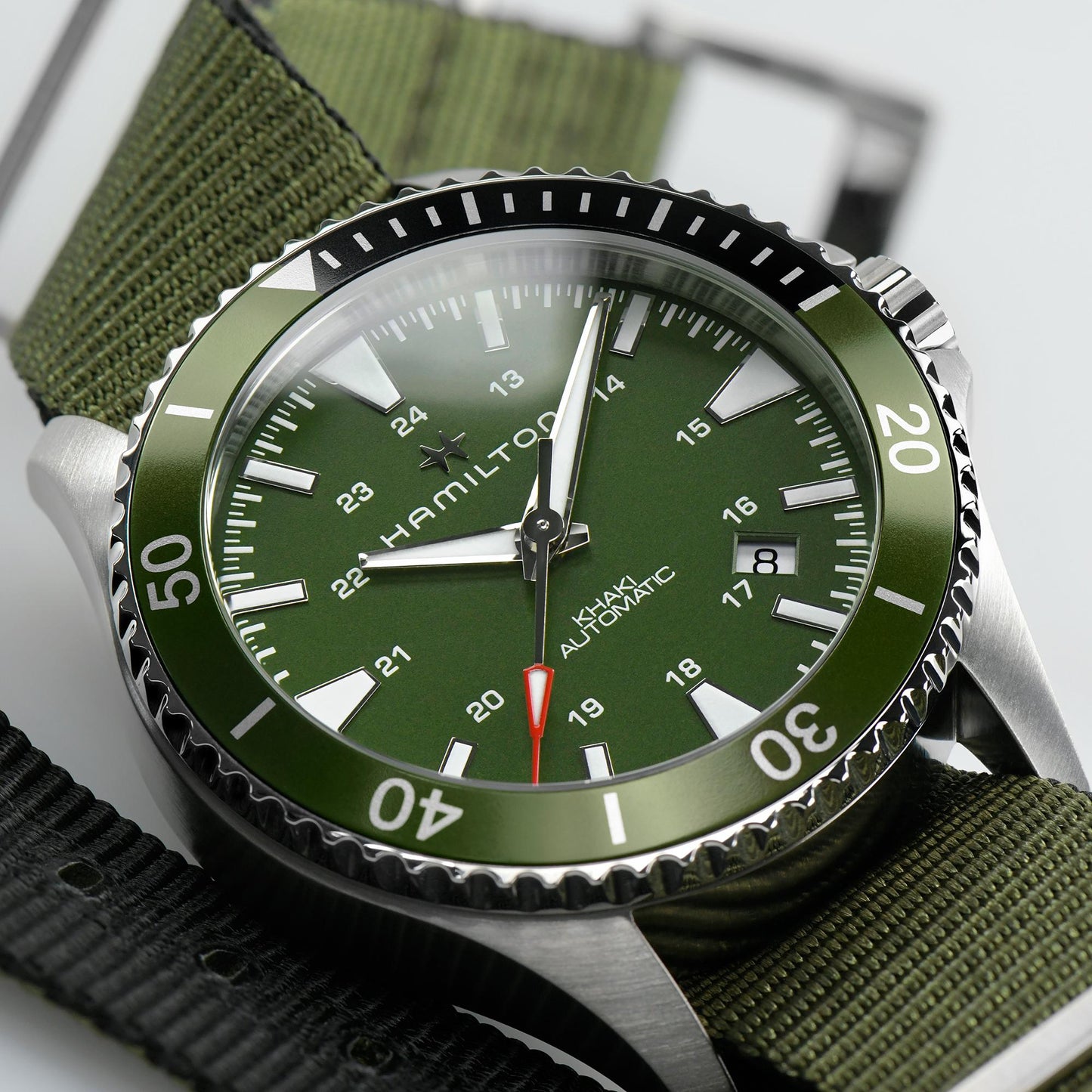 Khaki Navy Scuba Automatic (Green) | Hamilton | Luby