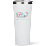 Vineyard Vines Tie Dye Whales Tumbler (24oz) | Corkcicle | Luby