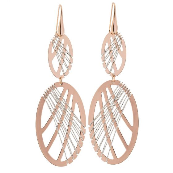 Evanescence Big Ovals Bronze/Brass Earrings | Stroili Oro | Luby