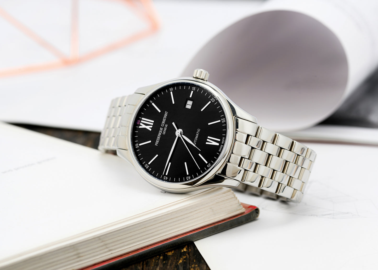 Classics Index Automatic (Silver-Black) | Frederique Constant | Luby