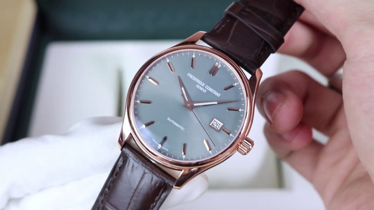 Classics Index Automatic (Rose-Gold/Grey) | Frederique Constant | Luby