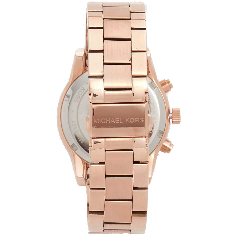 Ritz Chronograph Watch (Rose-Gold) | Michael Kors | Luby
