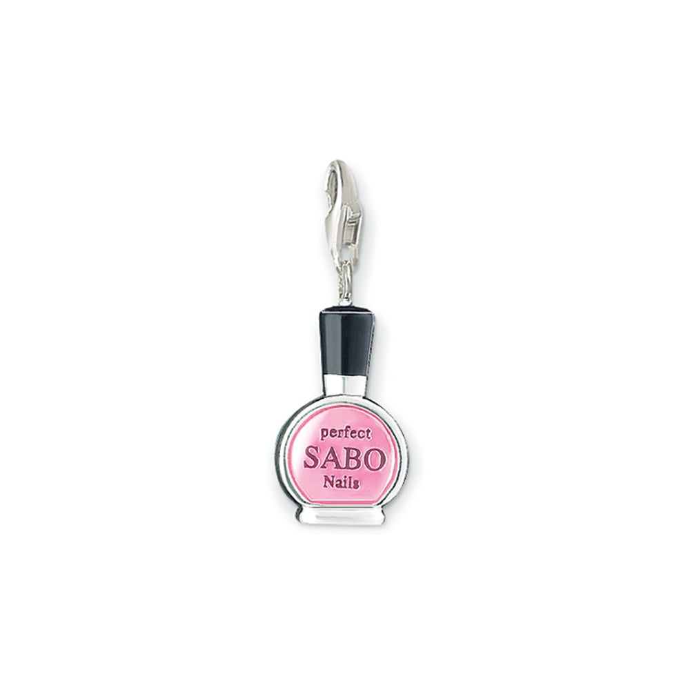 Nail Polish Charm (Silver/Pink) | Thomas Sabo | Luby