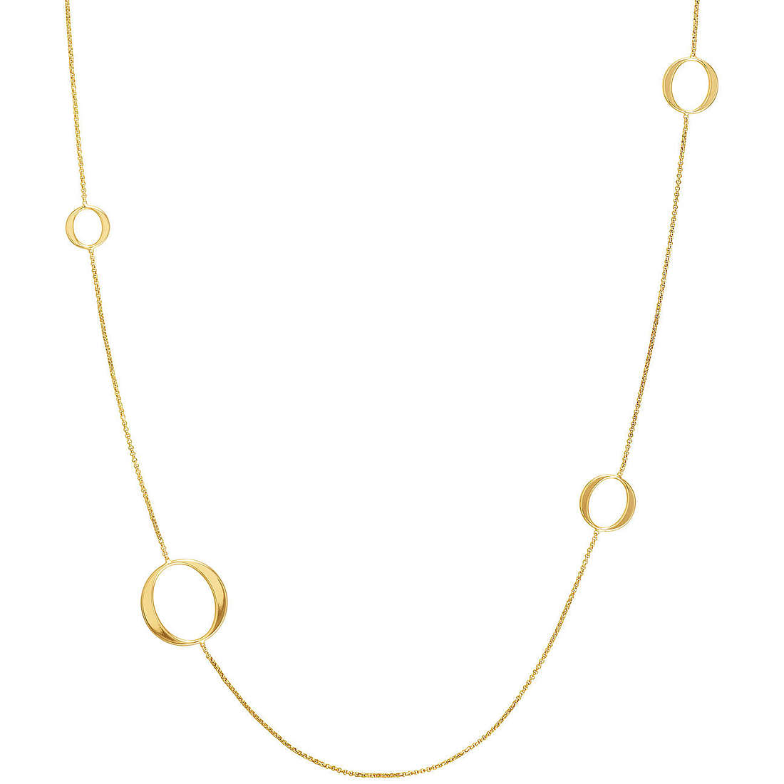 Unica Collection Circles Gold Necklace | Nomination Italy | Luby