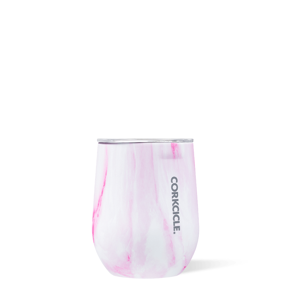 PINK MARBLE STEMLESS | Corkcicle | Luby