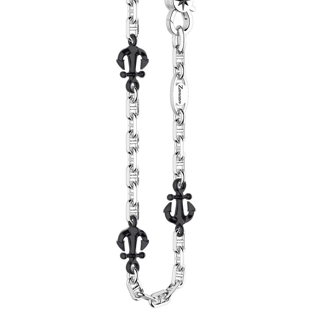 Anchors and Rose of the Winds Necklace | Zancan | Luby