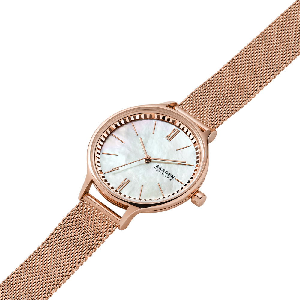 Anita Mesh Watch (Rose-Gold) | Skagen | Luby