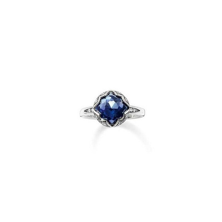 Purity of Lotos Ring (Silver/Dark Blue) | Thomas Sabo | Luby