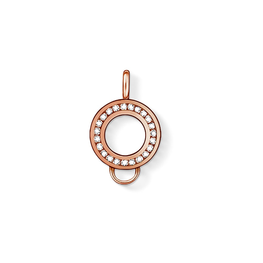 Charm Pendant with CZ Crystals (Rose-Gold) | Thomas Sabo | Luby