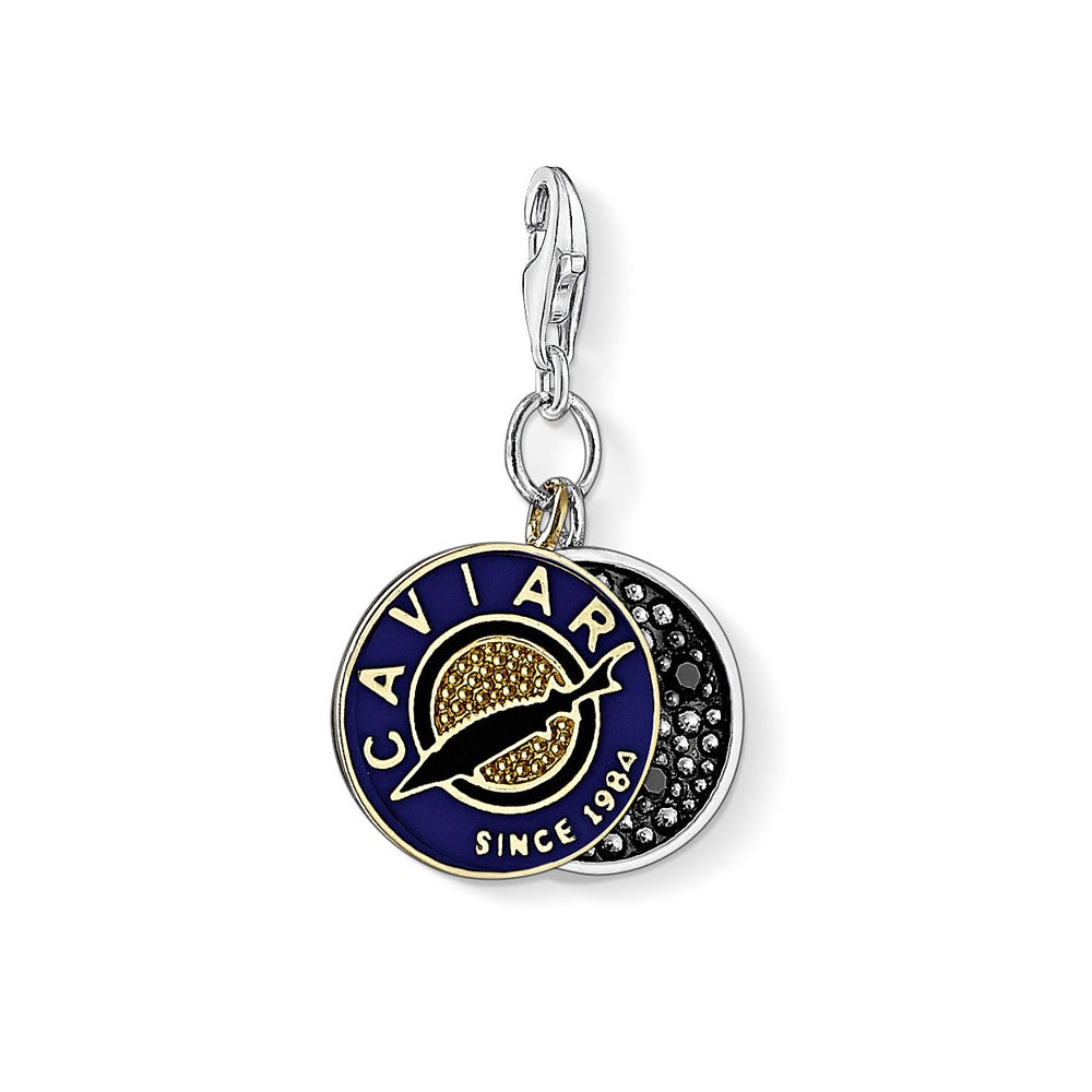 Caviar Charm (Silver/Gold/Blue) | Thomas Sabo | Luby