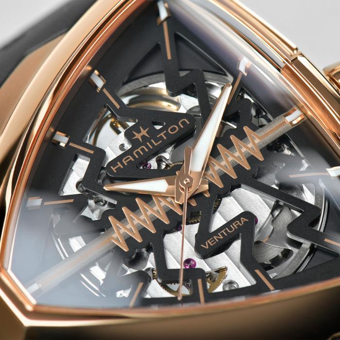 Ventura Elvis80 Skeleton Automatic (Rose-Gold) | Hamilton | Luby