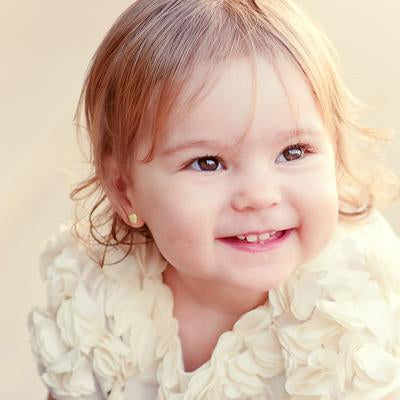 CLEAR PAVE CZ HEART | Children Collection | Luby