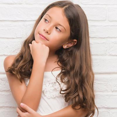 TINY HEART CZ EARRINGS | Children Collection | Luby