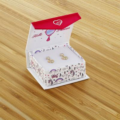 HEART DANGLE DANGLING EARRINGS | Children Collection | Luby