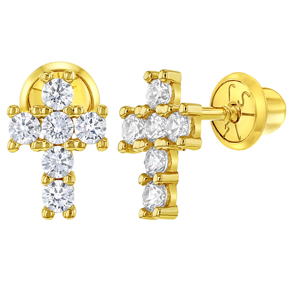 RELIGIOUS CROSS EARRINGS | Children Collection | Luby