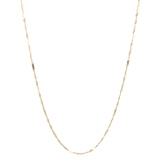 14K Gold Singapore Chain | Luby Gold Collection | Luby 