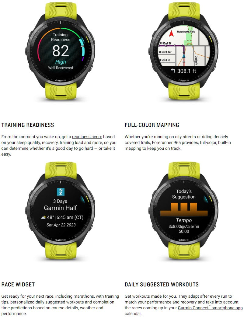 Forerunner® 965 Carbon Gray DLC | Garmin | Luby 