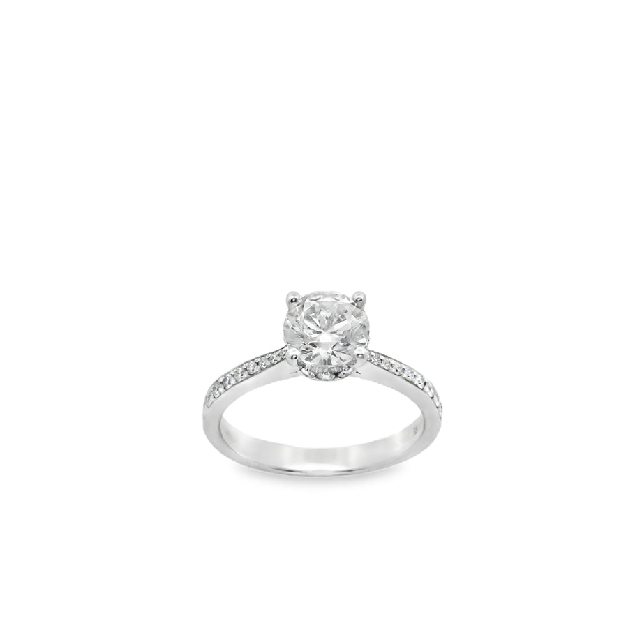 Zeghani 14K Diamond Engagement Fancy Ring