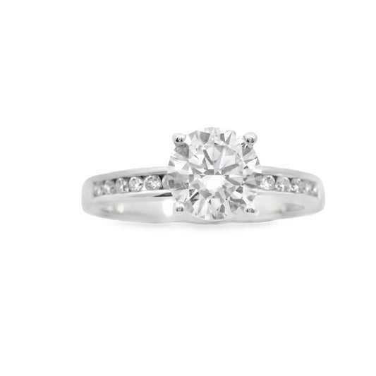 Zeghani White Gold Semi-Mounted Engagement Ring | Zeghani | Luby 
