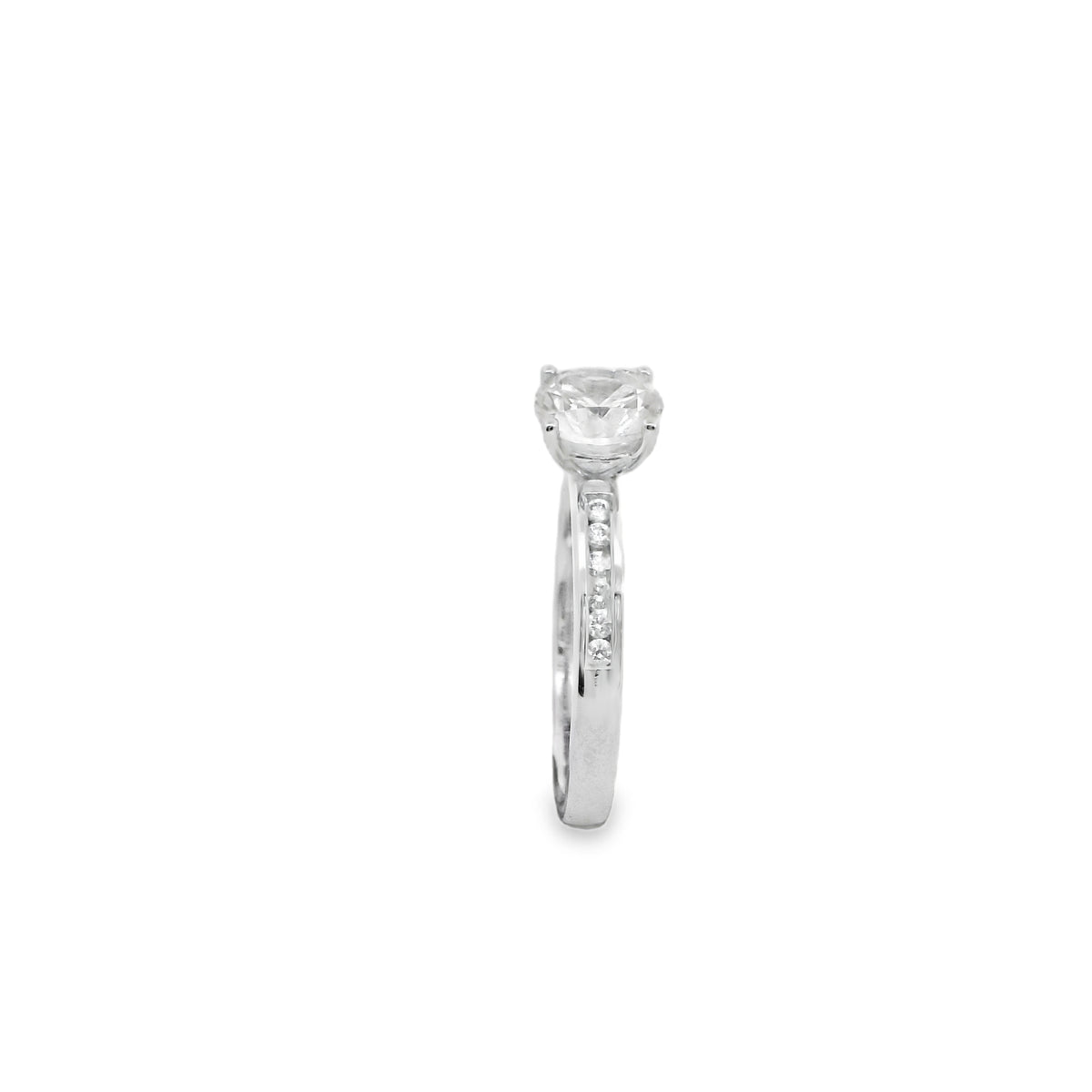 Zeghani White Gold Semi-Mounted Engagement Ring | Zeghani | Luby 