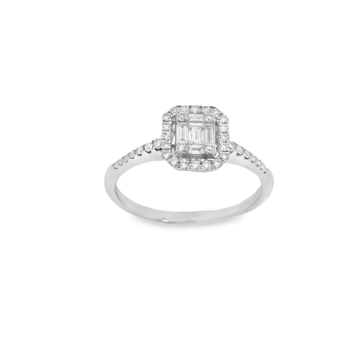 Zeghani White Gold Vintage Vixen Engagement Ring | Zeghani | Luby 
