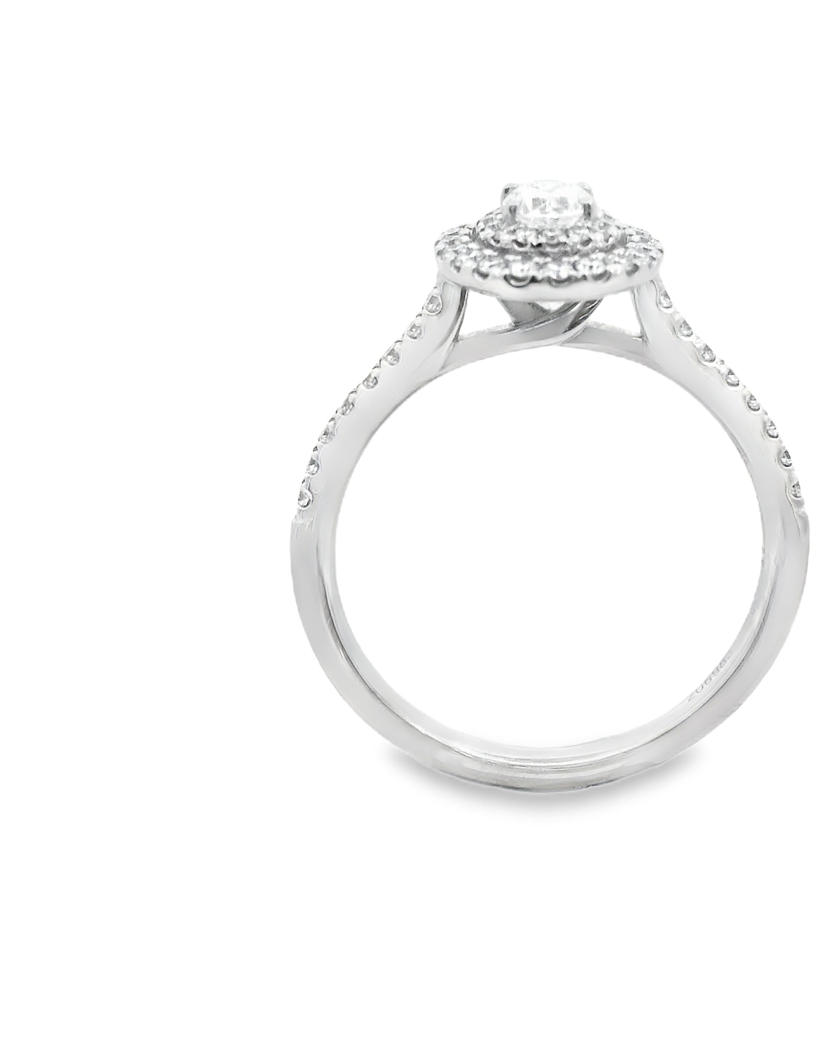 Zeghani Gold Oval Delicate Diva Engagement Ring | Zeghani | Luby 