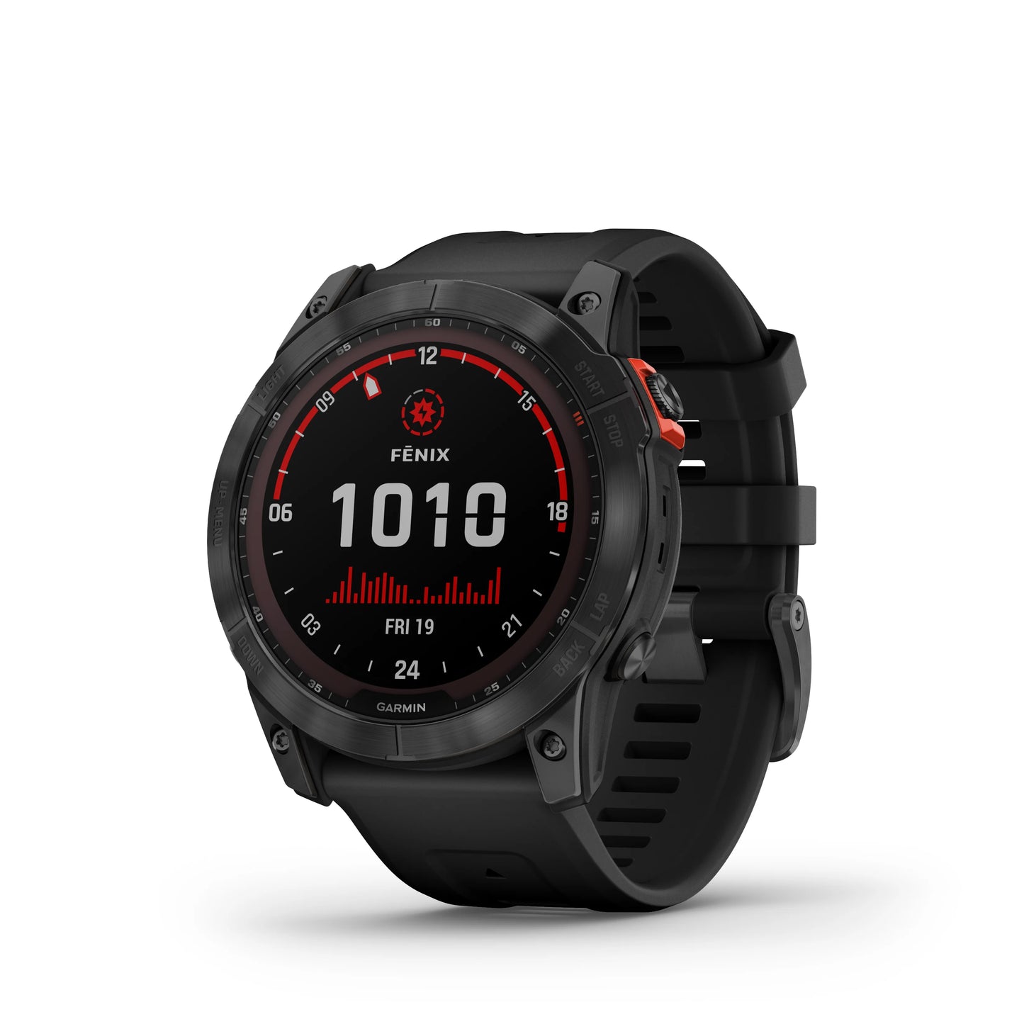 Fēnix® 7X – Solar Edition Slate Gray with Black Band | Garmin | Luby 