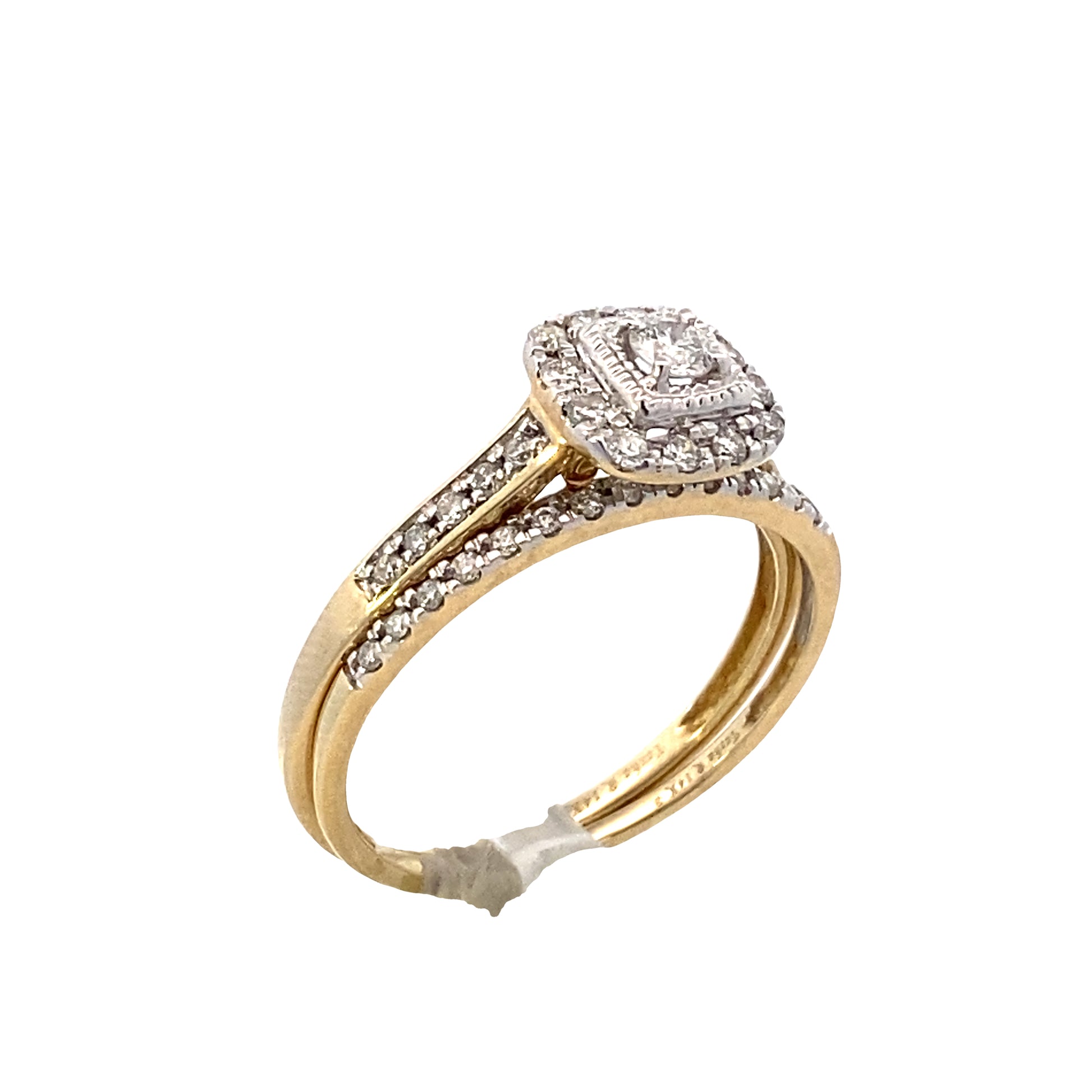 14K Gold Diamond Bridal Ring 0.33ct | Luby Diamond Collection | Luby 