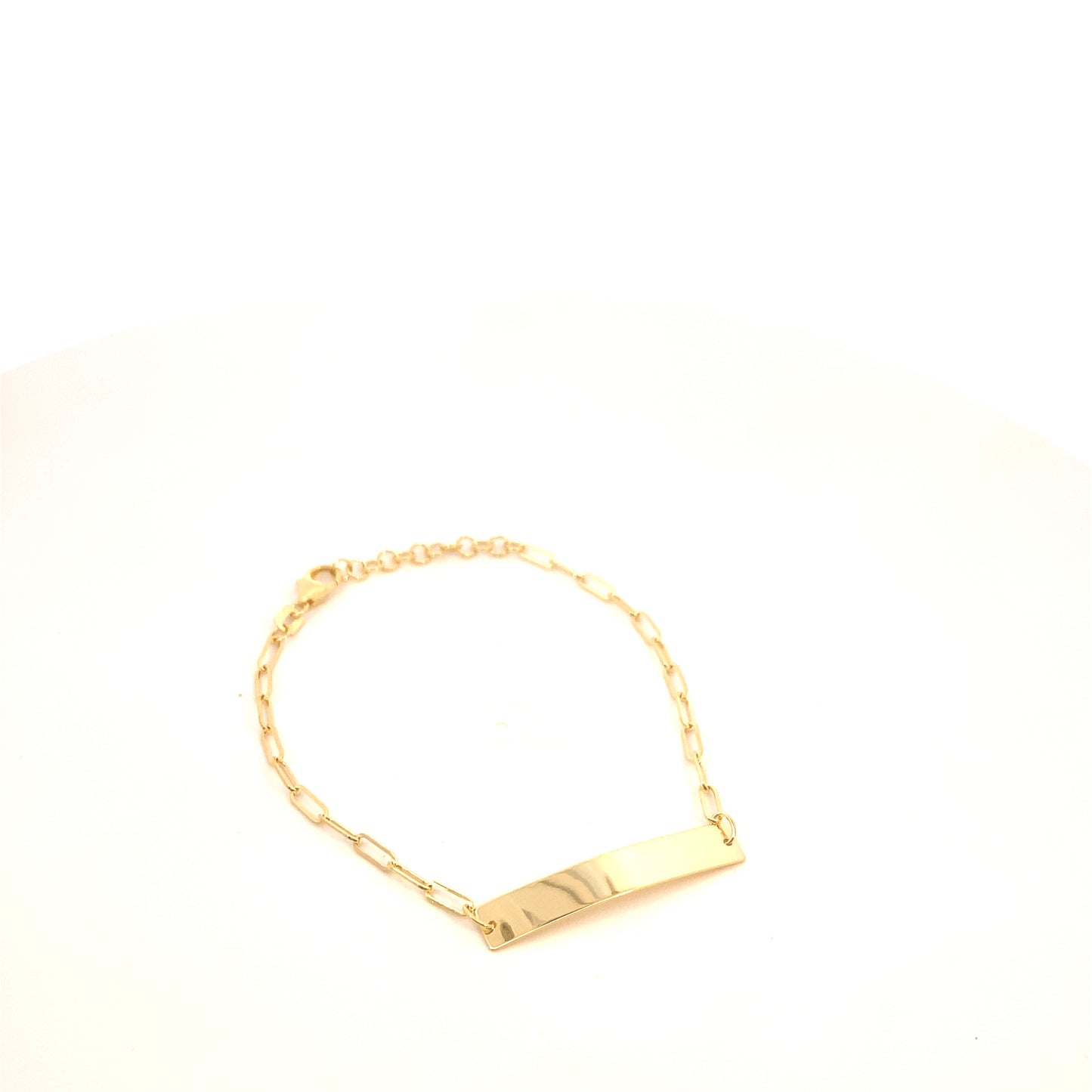 14K Gold Polished ID-Bracelet | Luby Gold Collection | Luby 