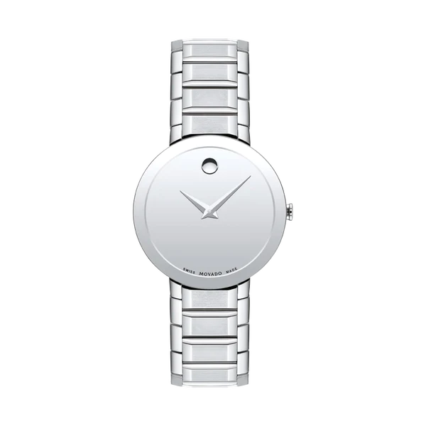 Movado Sapphire Silver Mirror Museum Women | Movado | Luby 