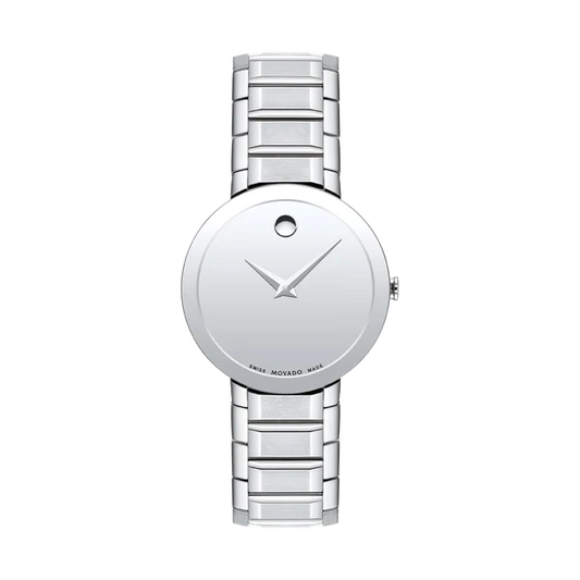 Movado Sapphire Silver Mirror Museum Women | Movado | Luby 