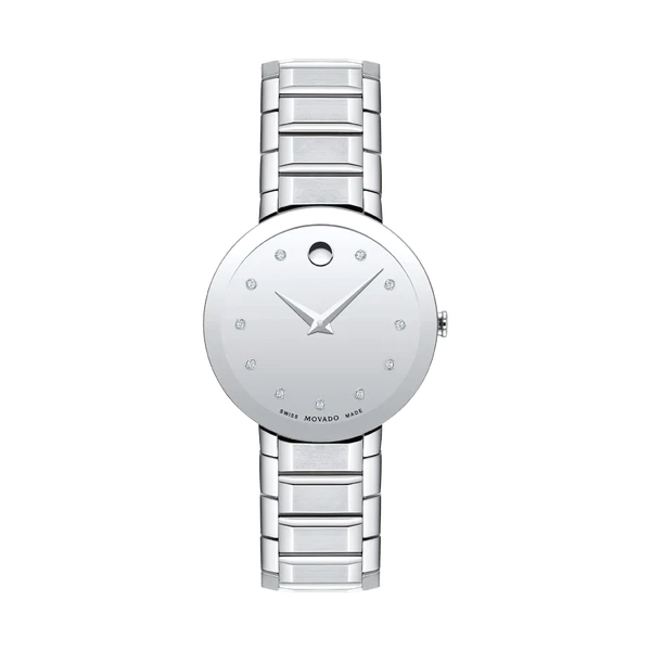 Sapphire watch Stainless Steel Movado | Movado | Luby 