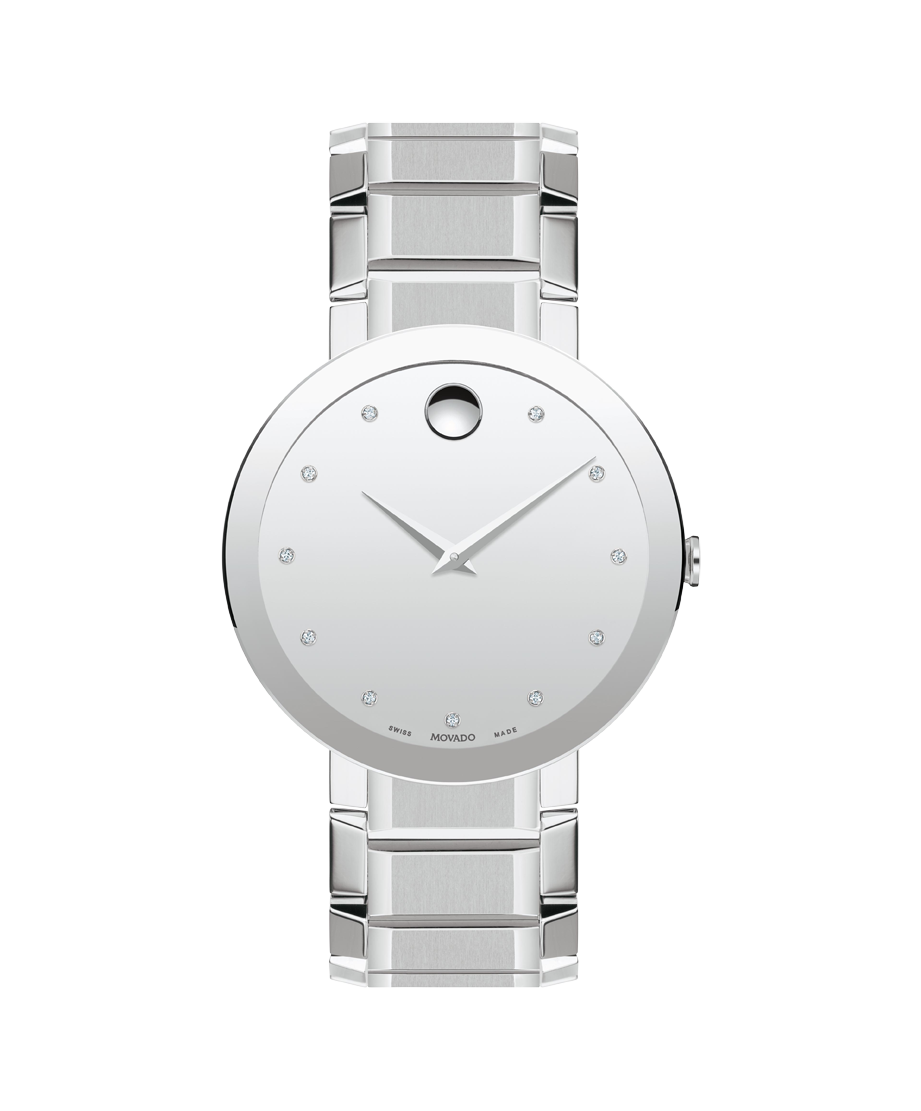 Sapphire watch Stainless Steel Movado | Movado | Luby 