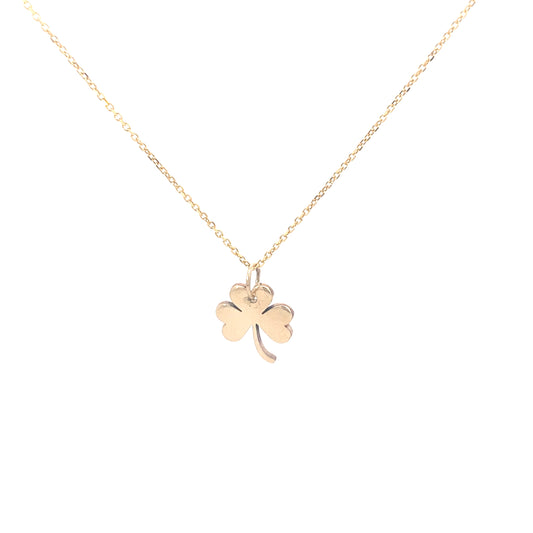 14K Gold Custom Clover Pendant | Luby Gold Collection | Luby 
